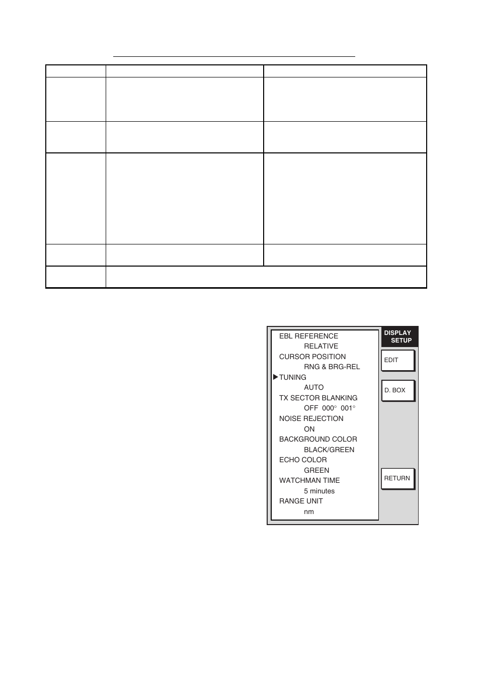 2 radar setup, 1 radar display setup | Furuno NAVNET 1724C User Manual | Page 173 / 247