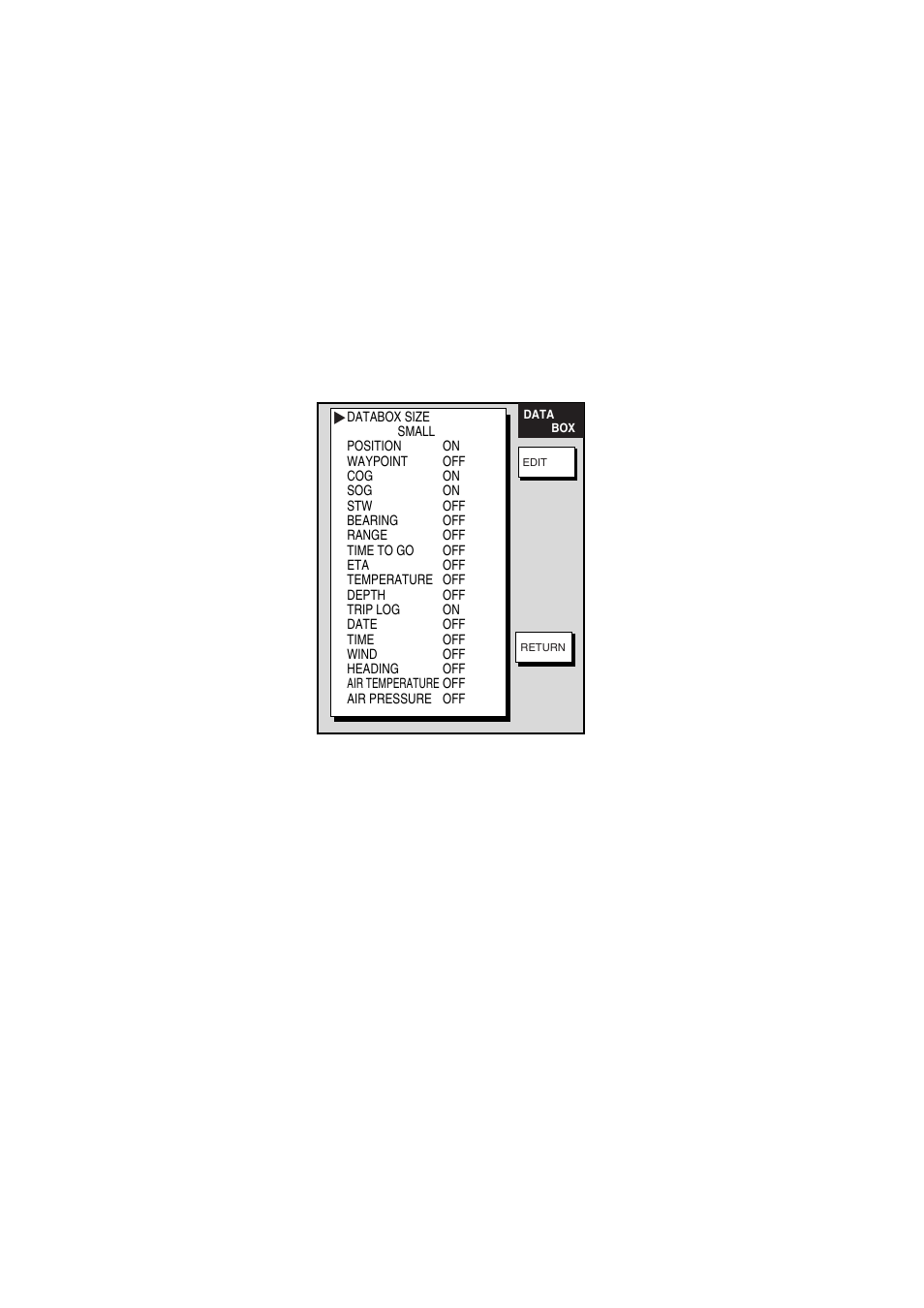 5 data boxes setup | Furuno NAVNET 1724C User Manual | Page 191 / 247
