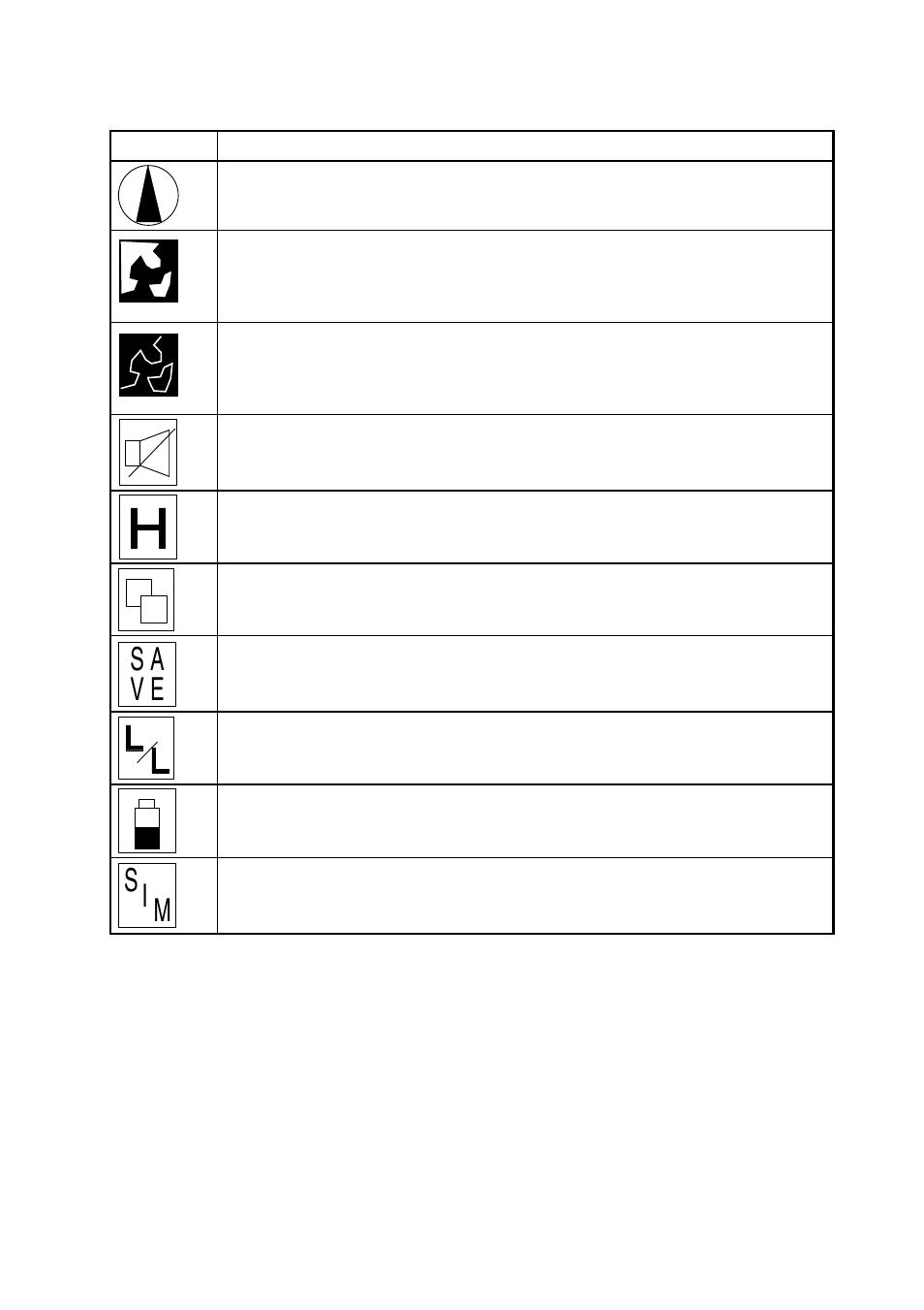 Icons, S a v e, Si m | Furuno NAVNET 1724C User Manual | Page 234 / 247