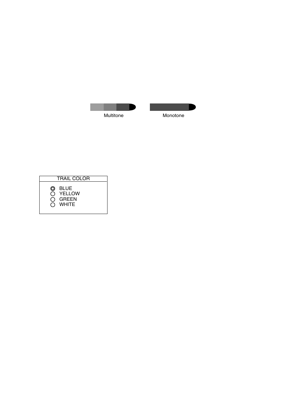 3 trail gradation, 4 trail color | Furuno NAVNET 1724C User Manual | Page 51 / 247