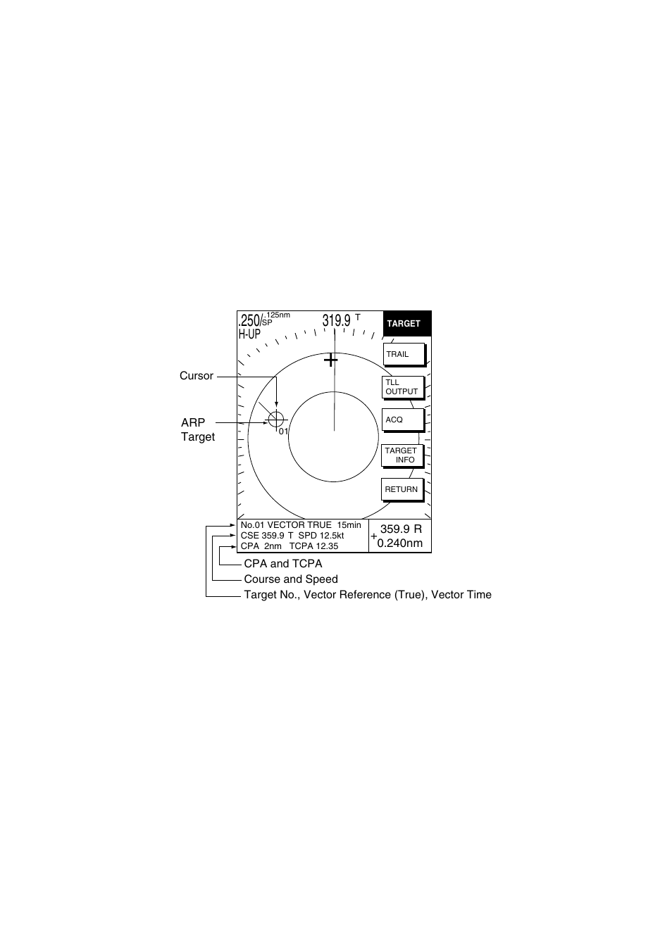 H-up | Furuno NAVNET 1724C User Manual | Page 65 / 247