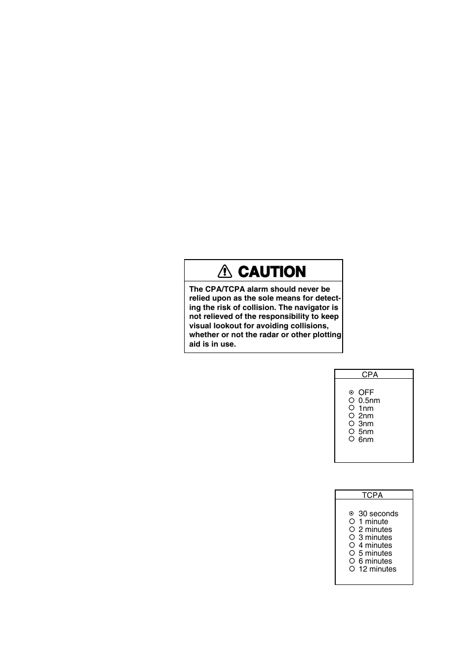 Caution | Furuno NAVNET 1724C User Manual | Page 66 / 247