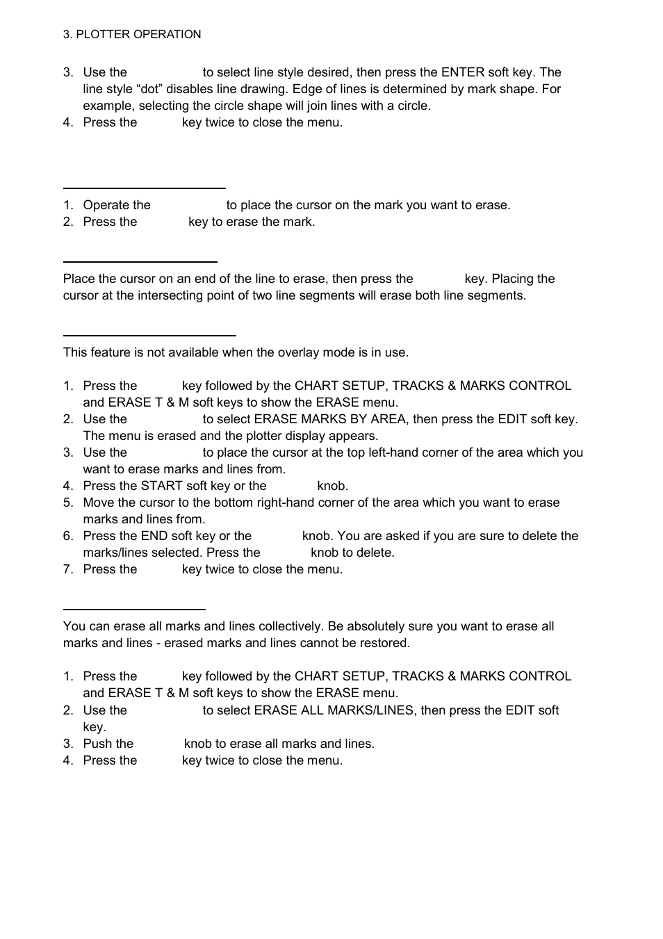 4 erasing marks, lines | Furuno NAVNET 1724C User Manual | Page 97 / 247