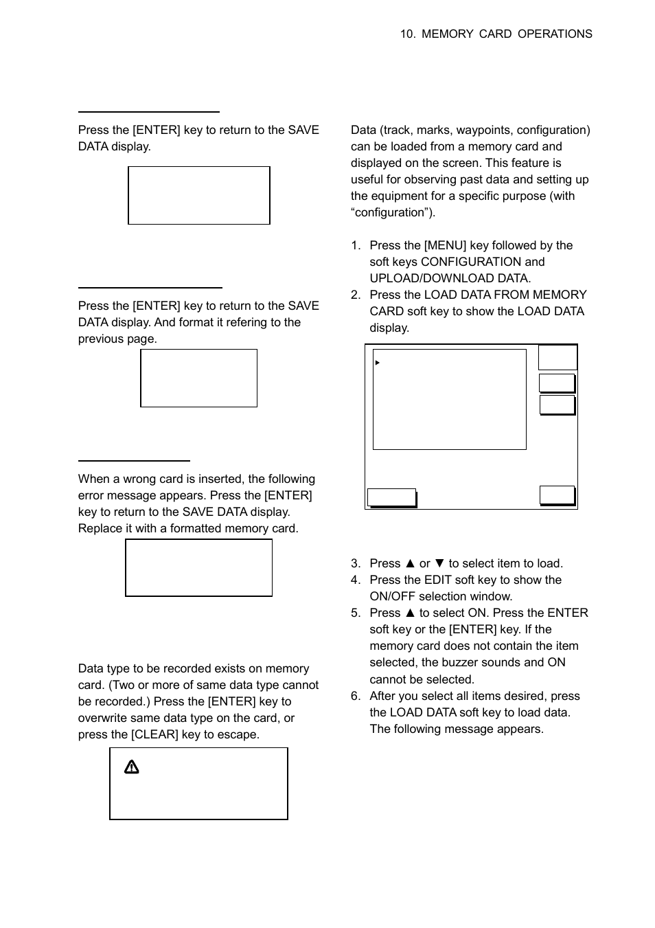 3 loading data from memory card | Furuno GP-1850WF User Manual | Page 71 / 115
