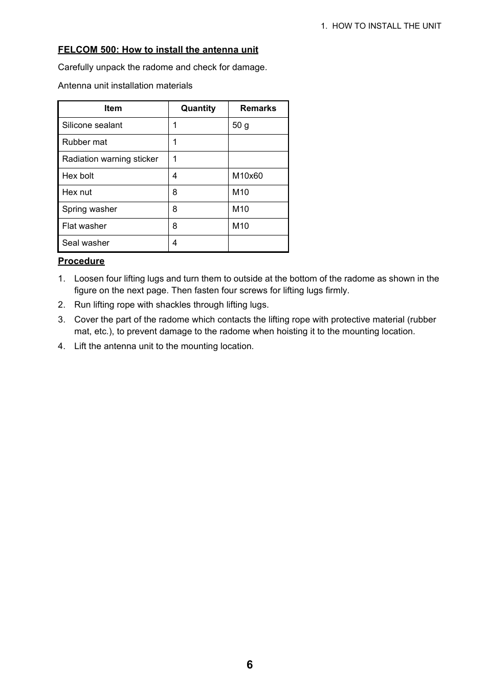 Furuno FELCOM 250 User Manual | Page 12 / 66
