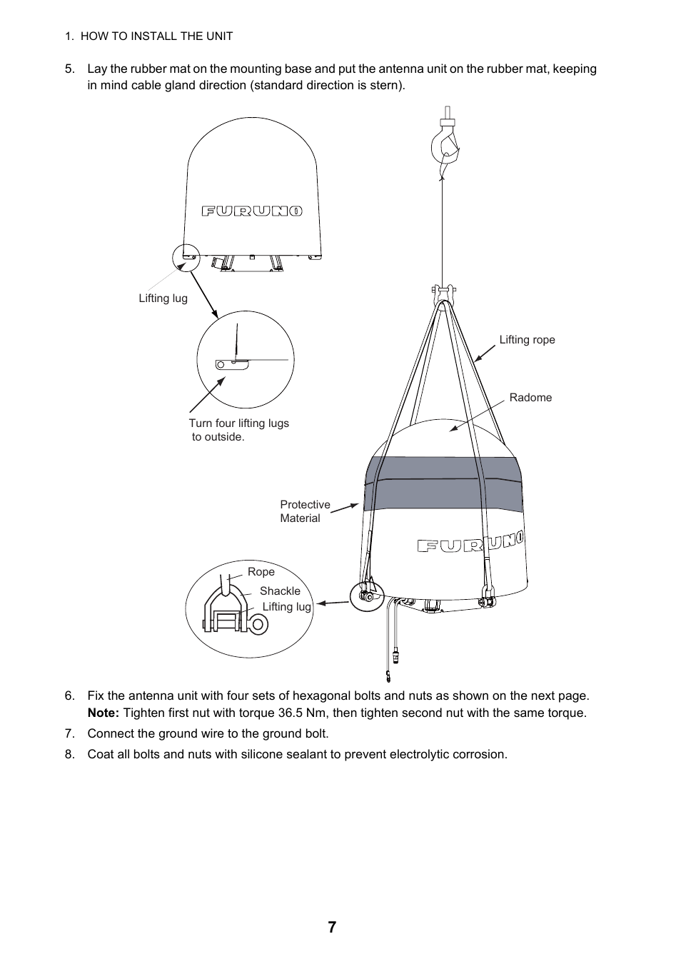 Furuno FELCOM 250 User Manual | Page 13 / 66