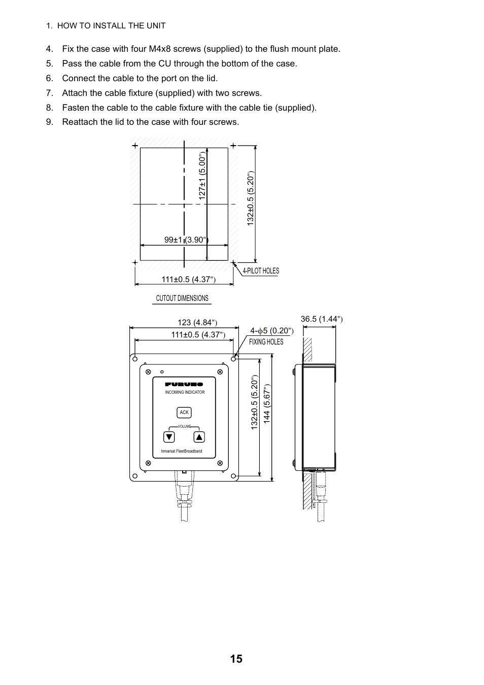 Furuno FELCOM 250 User Manual | Page 21 / 66