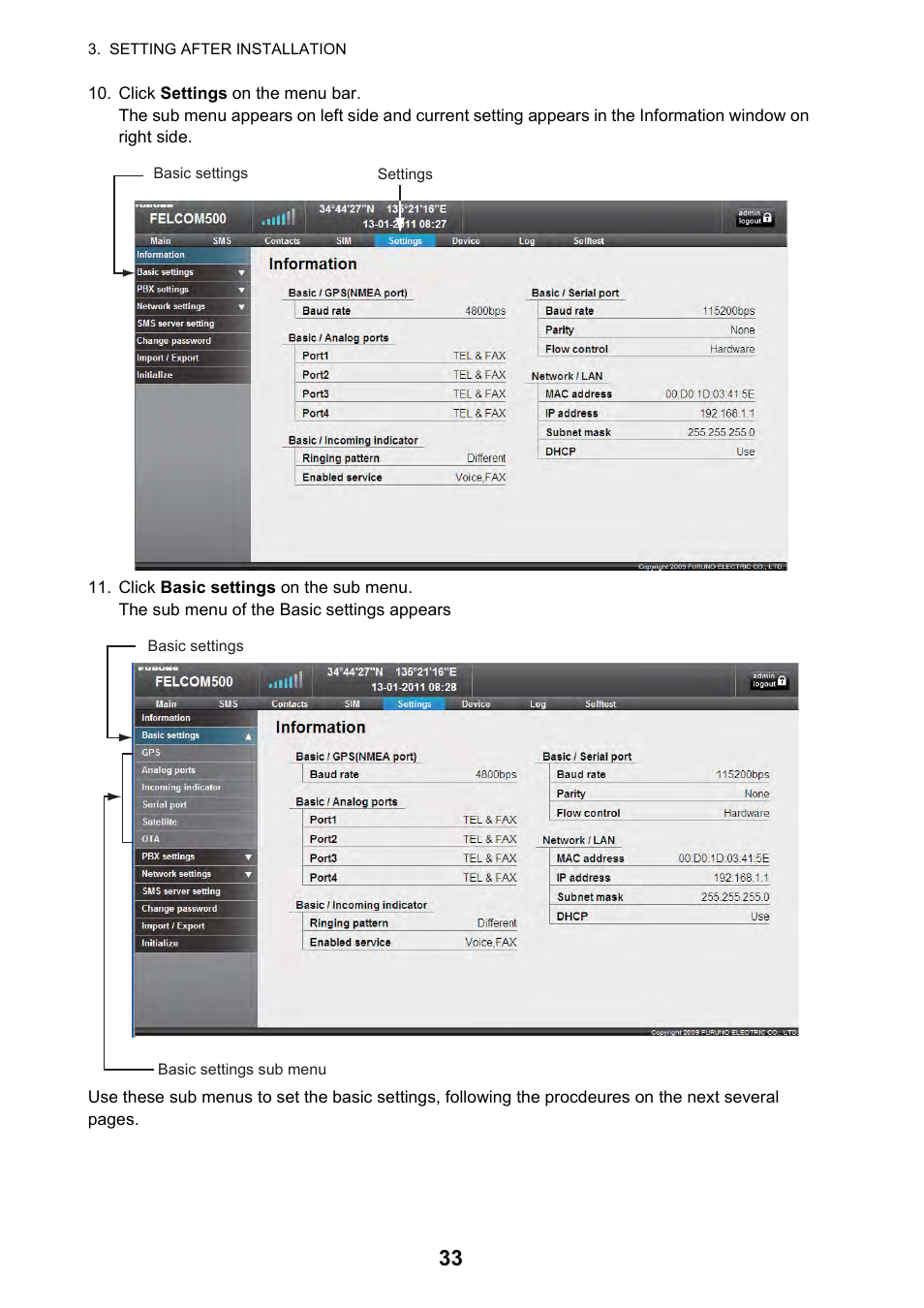 Furuno FELCOM 250 User Manual | Page 39 / 66