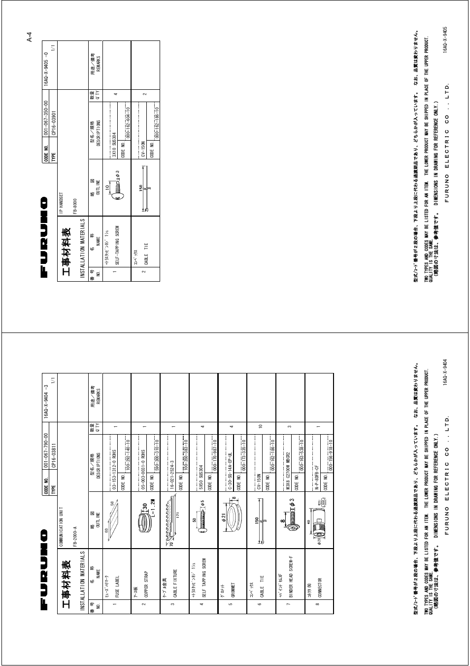 Ꮏ੐ ᧚ ᢱ | Furuno FELCOM 250 User Manual | Page 52 / 66