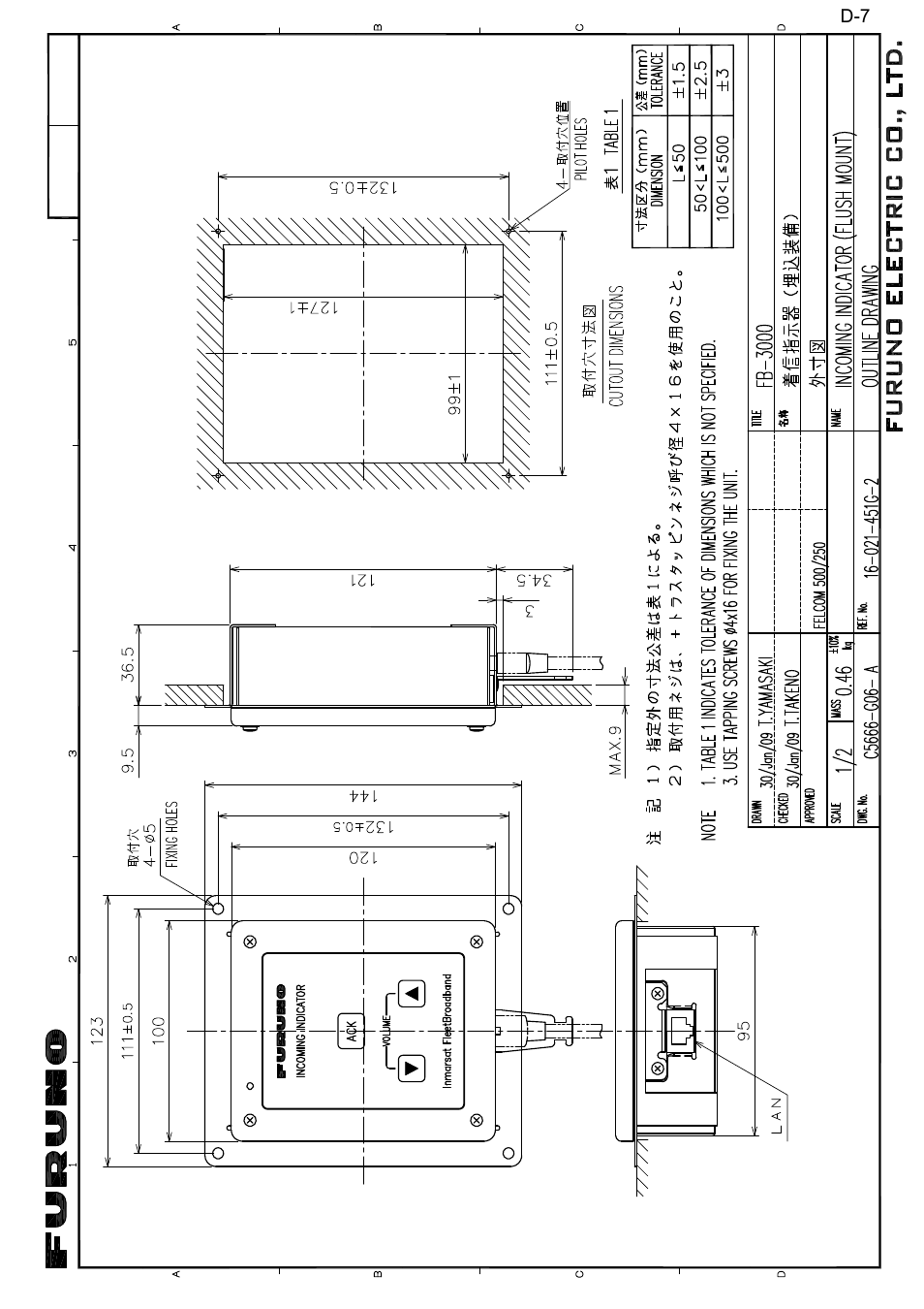 Furuno FELCOM 250 User Manual | Page 63 / 66