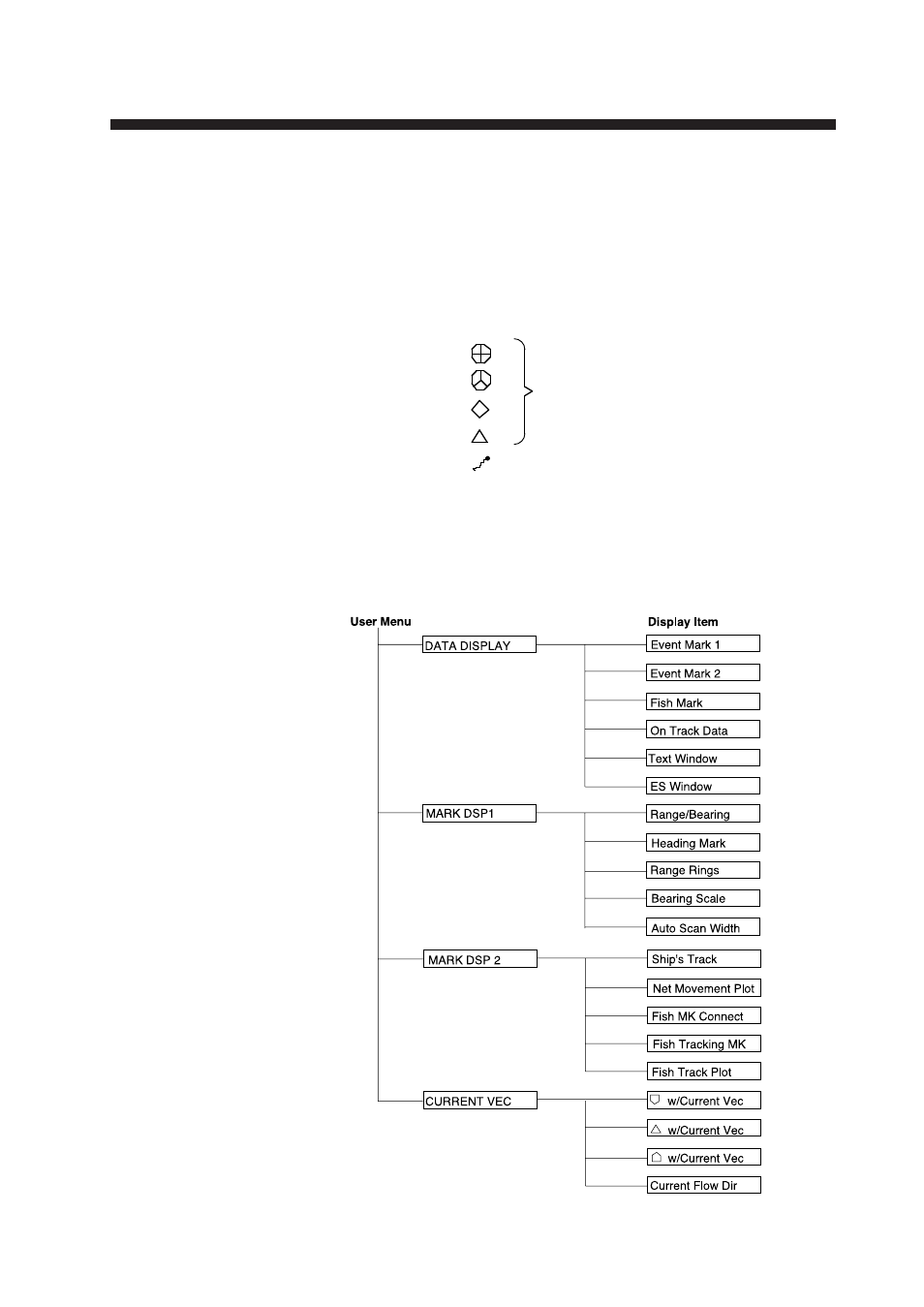 Turning marks, data on/off | Furuno CSH-23 User Manual | Page 81 / 109