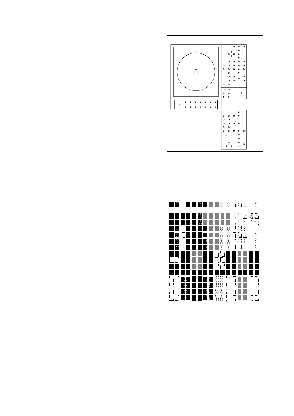 Figure 13-5 color test, Figure 13-4 panel test | Furuno CSH-23 User Manual | Page 91 / 109