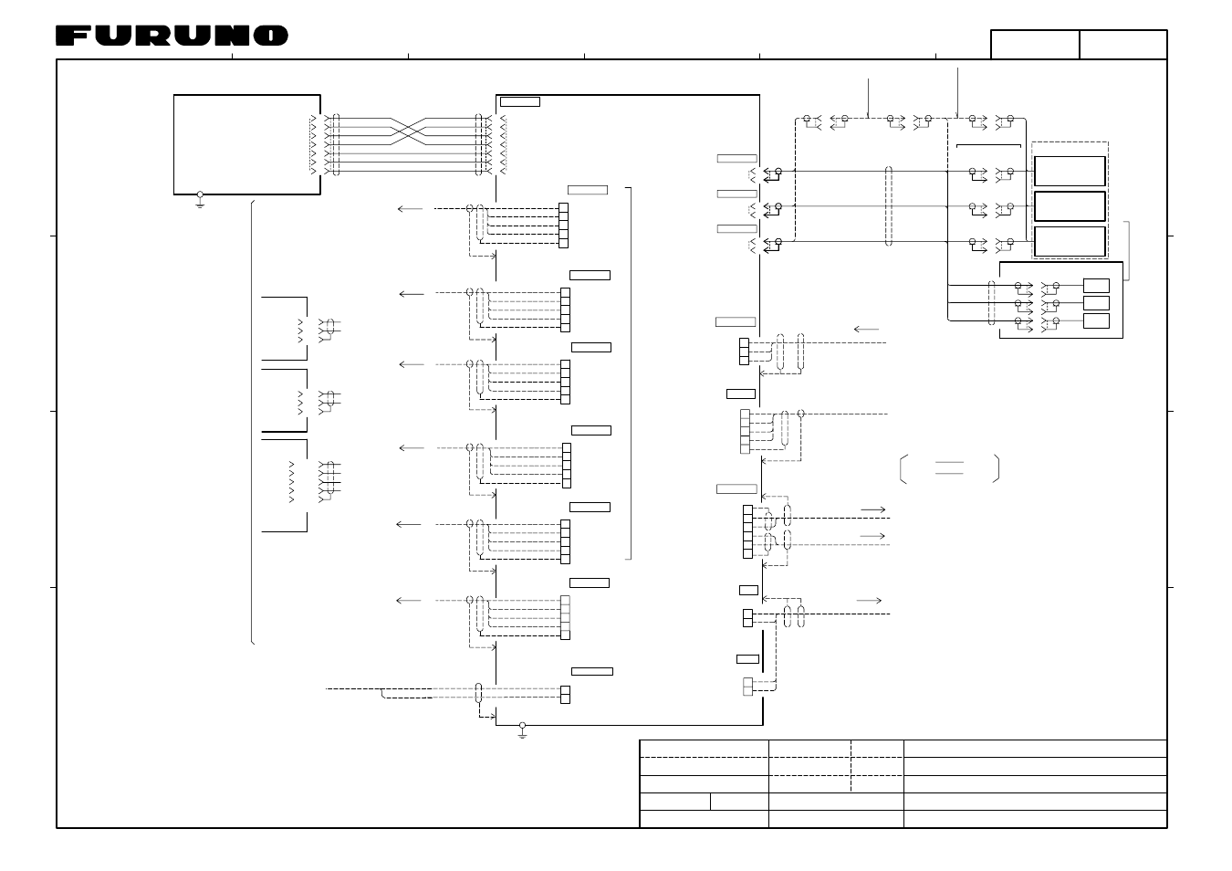 Interconnection diagram | Furuno Sc 50 User Manual | Page 99 / 101