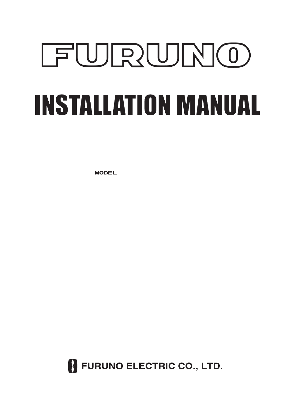Furuno FSV-84 User Manual | 95 pages