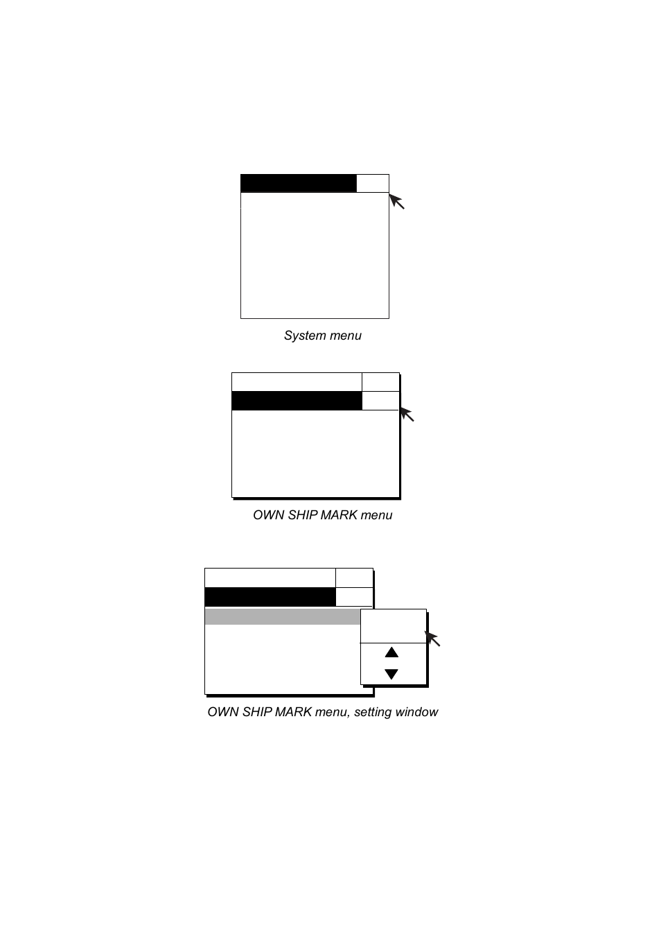 3 configuring own ship mark | Furuno FSV-84 User Manual | Page 54 / 95