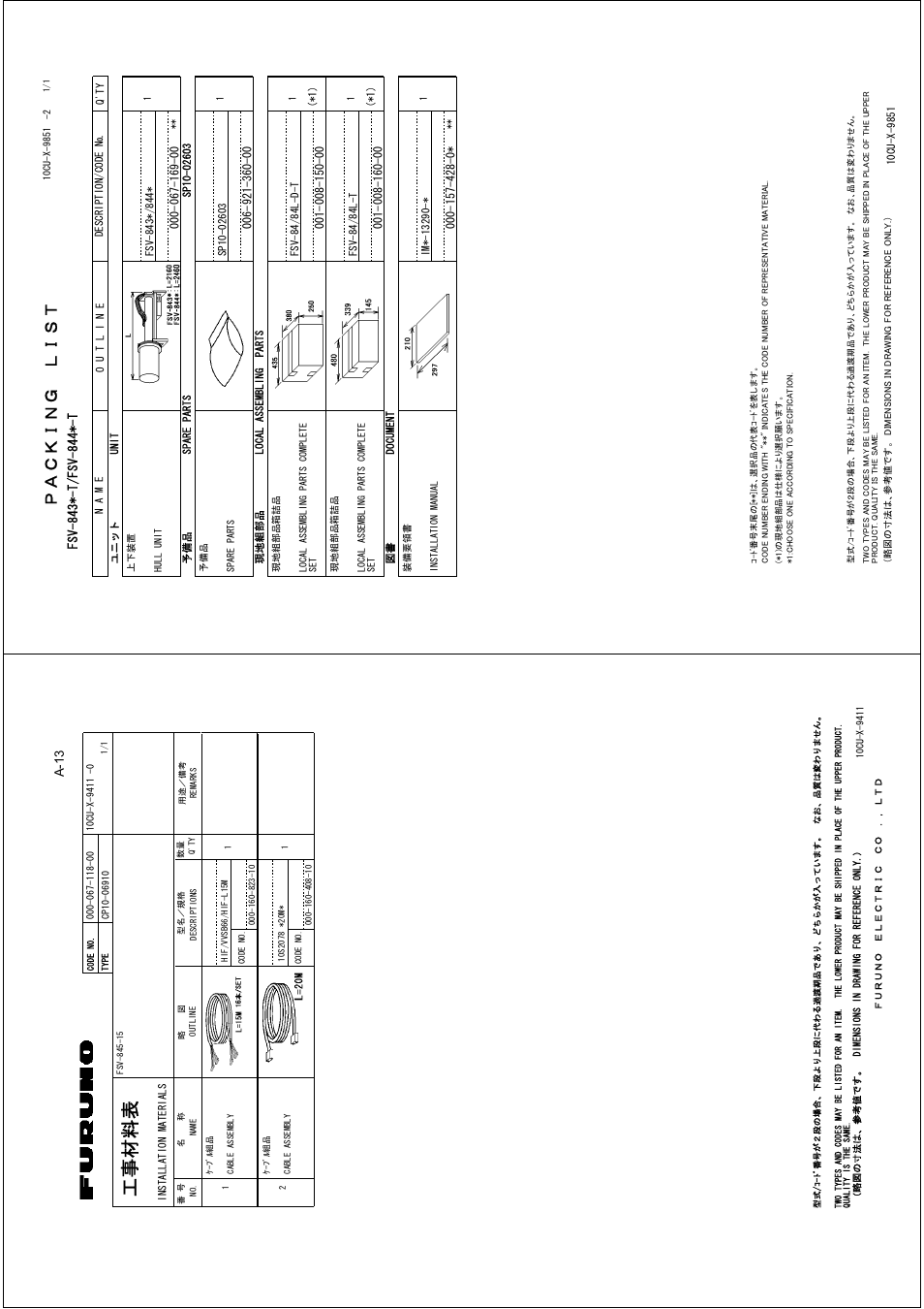Ꮏ੐ ᧚ ᢱ, A-14, A-13 | Furuno FSV-84 User Manual | Page 71 / 95