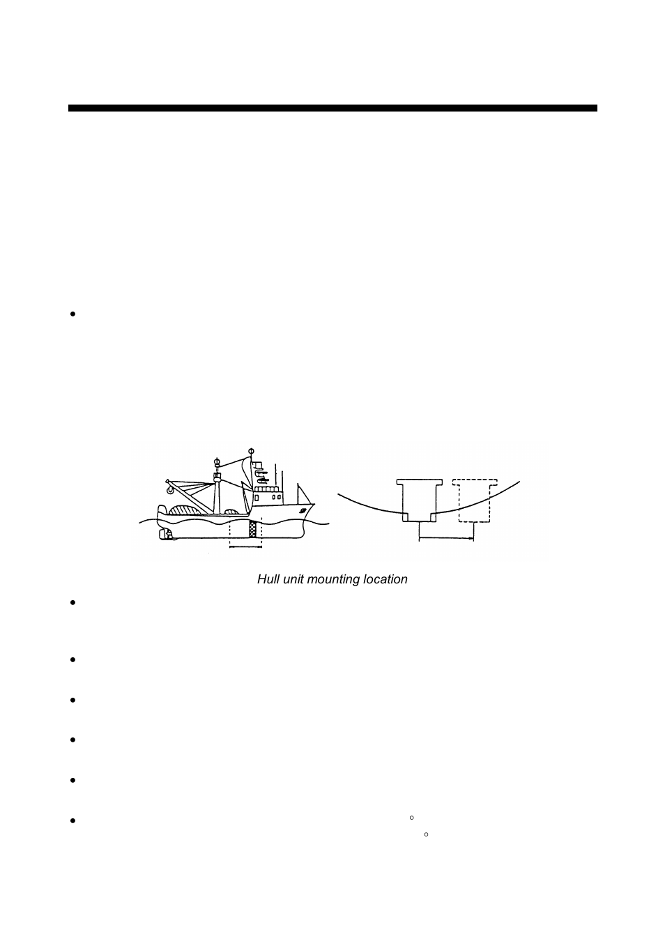 Mounting the equipment, 1 hull unit | Furuno FSV-84 User Manual | Page 9 / 95