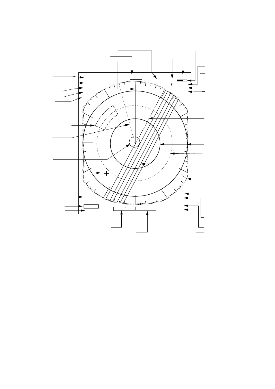 2 display indications and markers, 2 display indication and markers, Figure 2-2 display indications | Furuno FR-7112 User Manual | Page 14 / 48