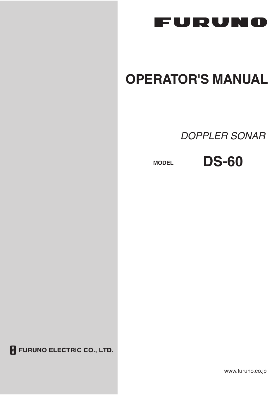 Furuno DS-60 User Manual | 94 pages