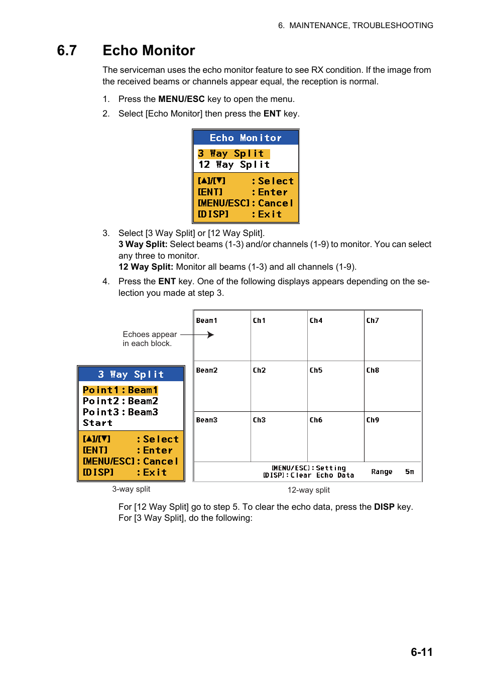 7 echo monitor | Furuno DS-60 User Manual | Page 71 / 94