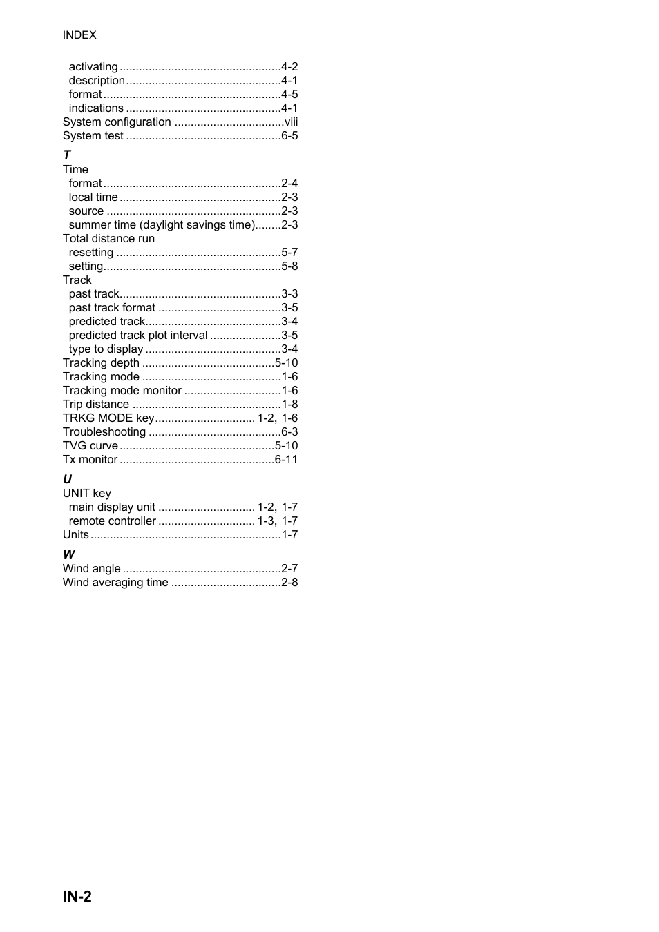 In-2 | Furuno DS-60 User Manual | Page 93 / 94