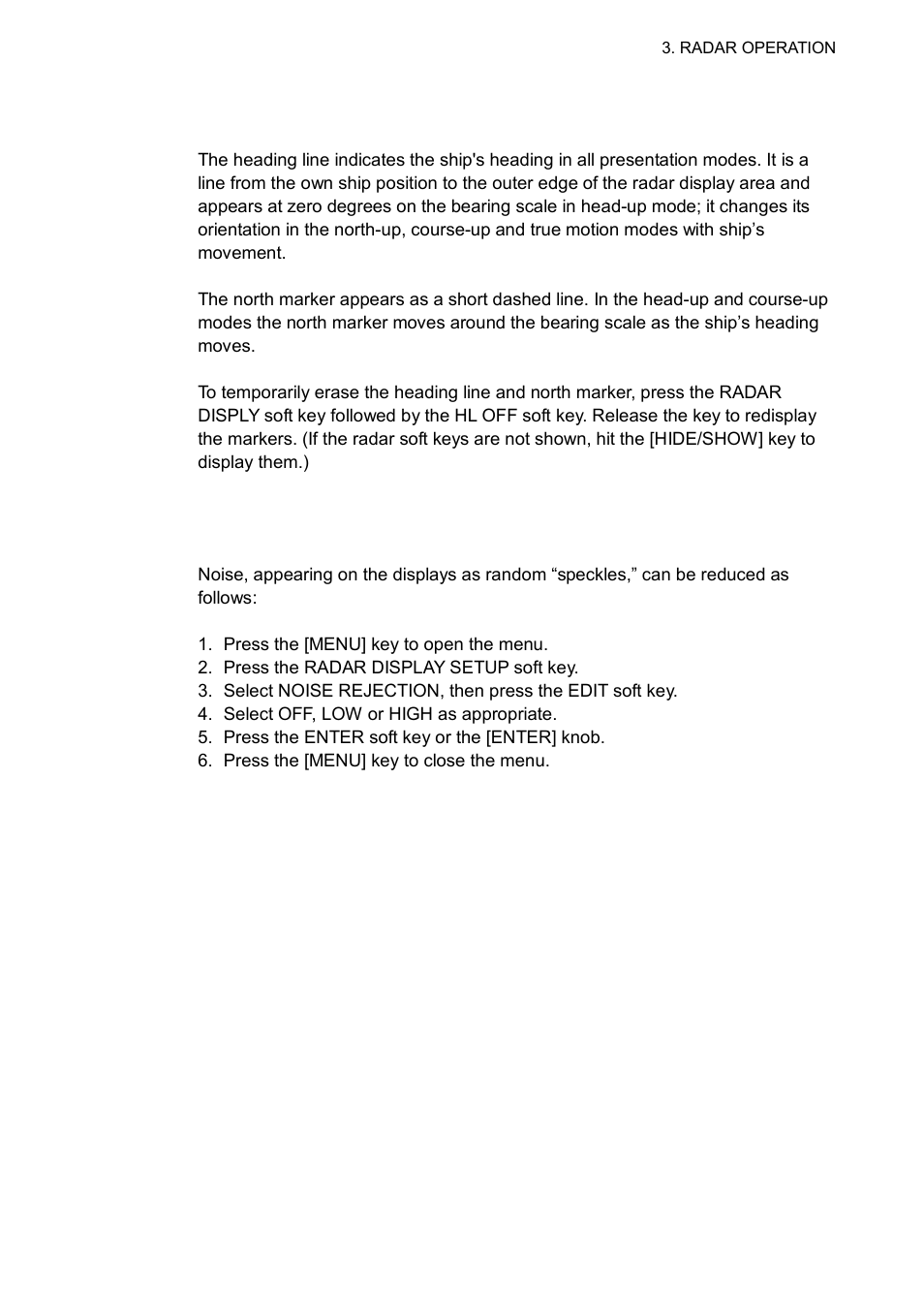 12 erasing the heading line, north marker, 13 reducing noise | Furuno GD-1700C User Manual | Page 111 / 249