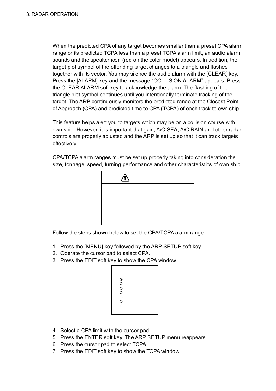 Caution | Furuno GD-1700C User Manual | Page 136 / 249