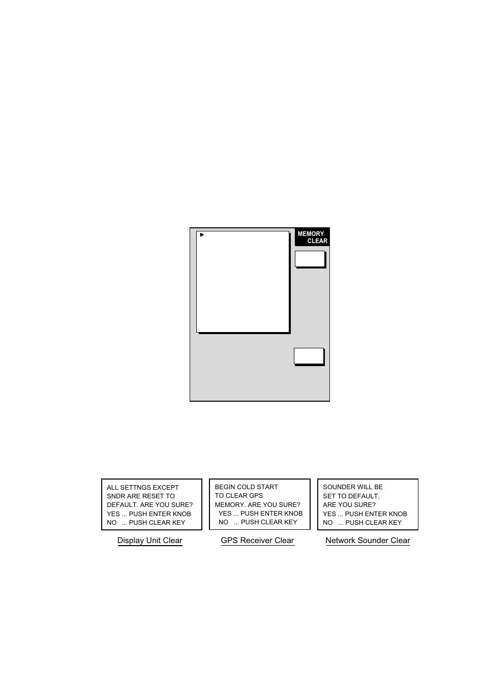 7 clearing memories | Furuno GD-1700C User Manual | Page 228 / 249