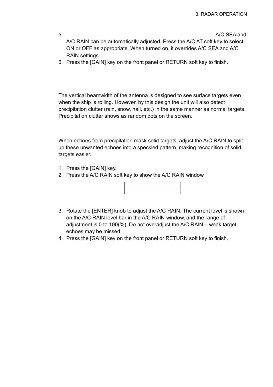 6 reducing precipitation clutter | Furuno GD-1700C User Manual | Page 99 / 249