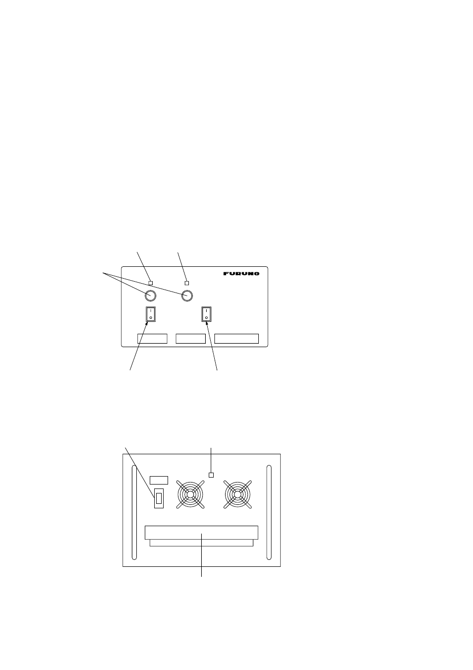 2 error indication, 3 replacing fuses, Front panel of pr-850a | Furuno FS-1562-15 User Manual | Page 39 / 58