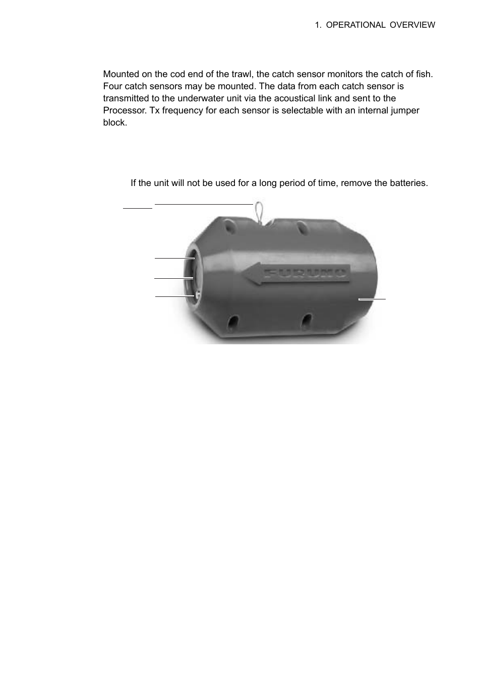 4 catch sensor cs-400 (option) | Furuno TS-331A User Manual | Page 13 / 66