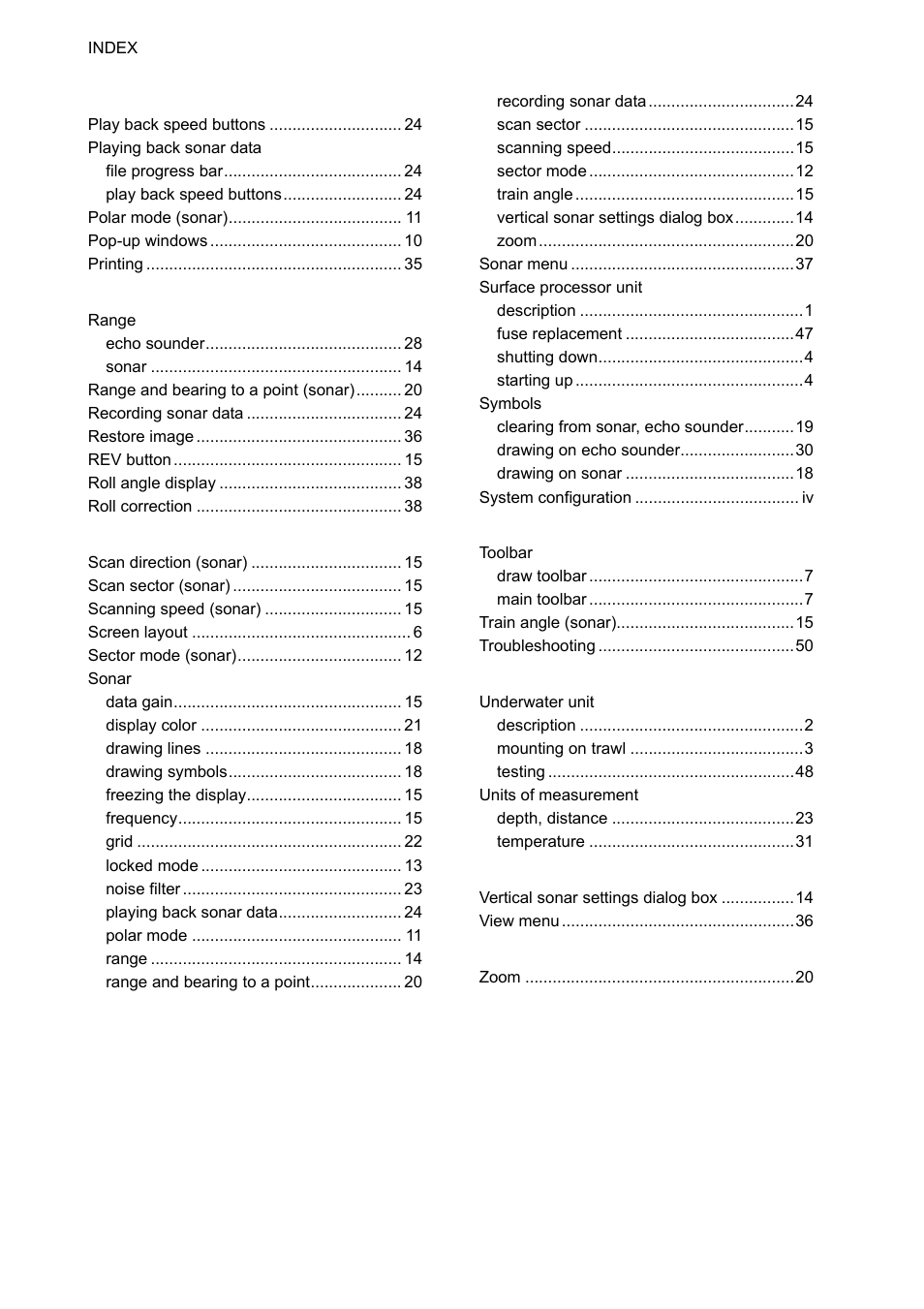 In-2 | Furuno TS-331A User Manual | Page 66 / 66