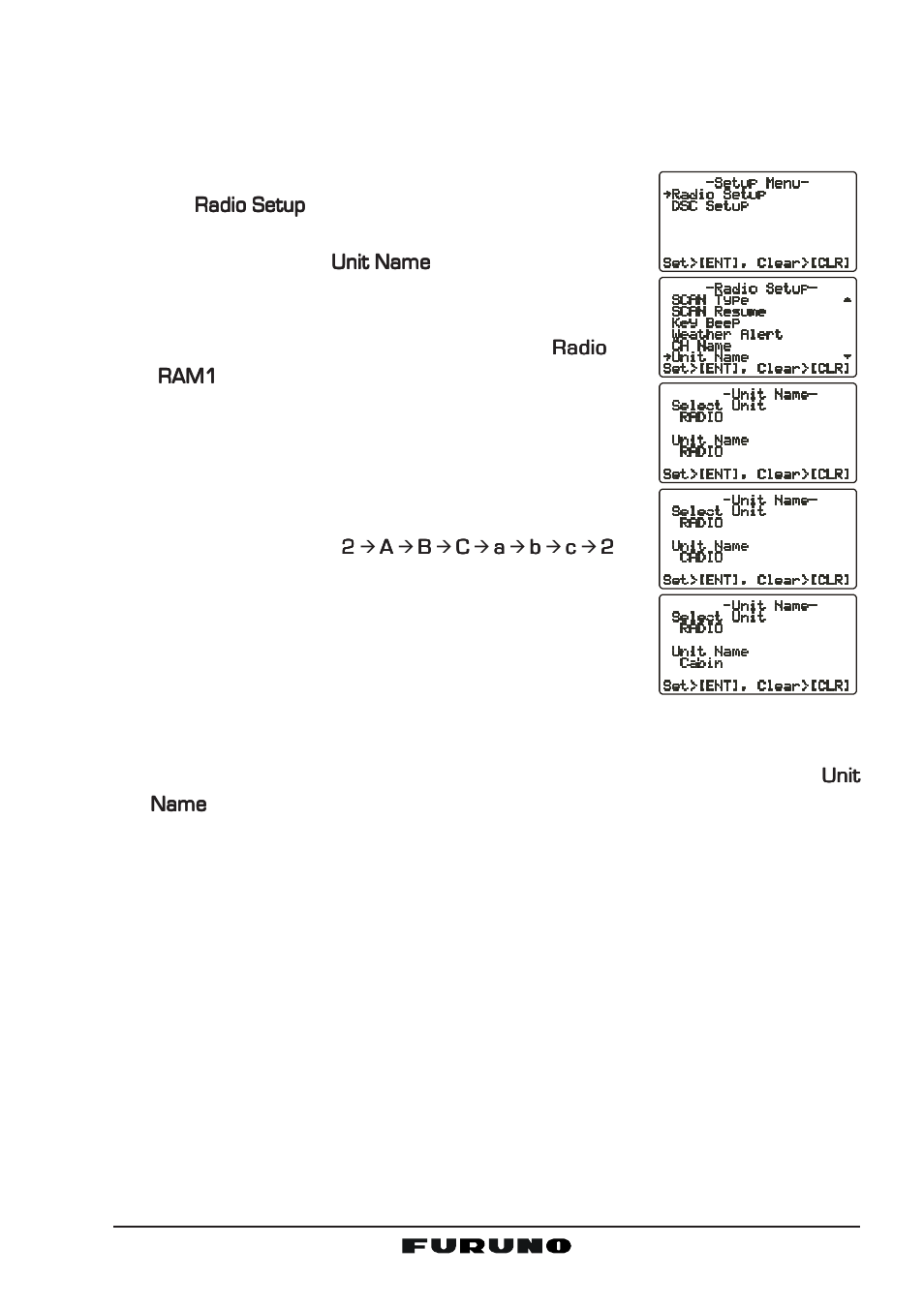 12 naming the radio or remote mic | Furuno FM-4000 User Manual | Page 63 / 84