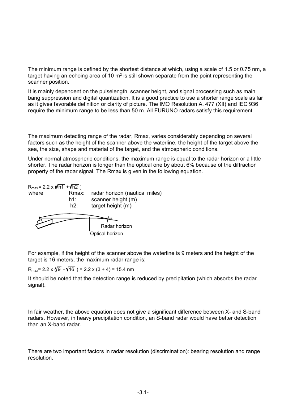 3 radar observation, 1 general | Furuno FR-1500 MARK-3 Series User Manual | Page 79 / 125