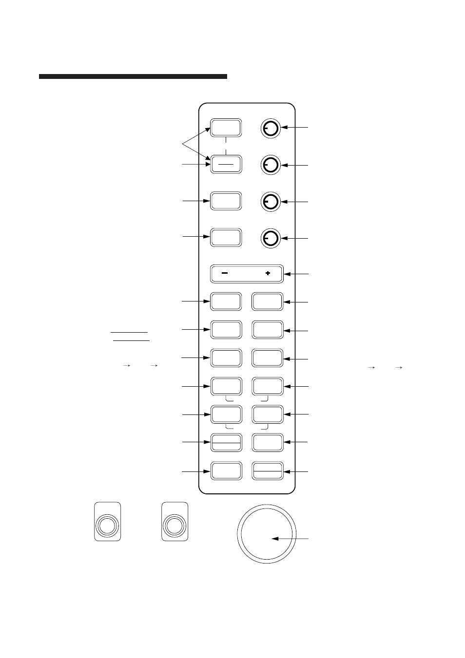 Chapter 1 operation, Control description, Figure 1-1 control description | Furuno FR-8051 User Manual | Page 16 / 64