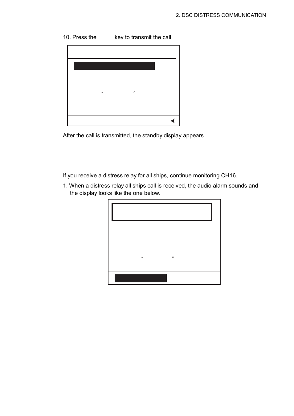 7 receiving distress relay | Furuno FM-8800D/8800S User Manual | Page 41 / 127