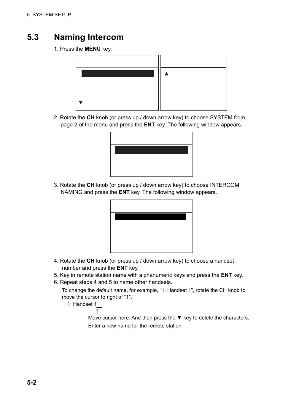 3 naming intercom | Furuno FM-8800D/8800S User Manual | Page 94 / 127
