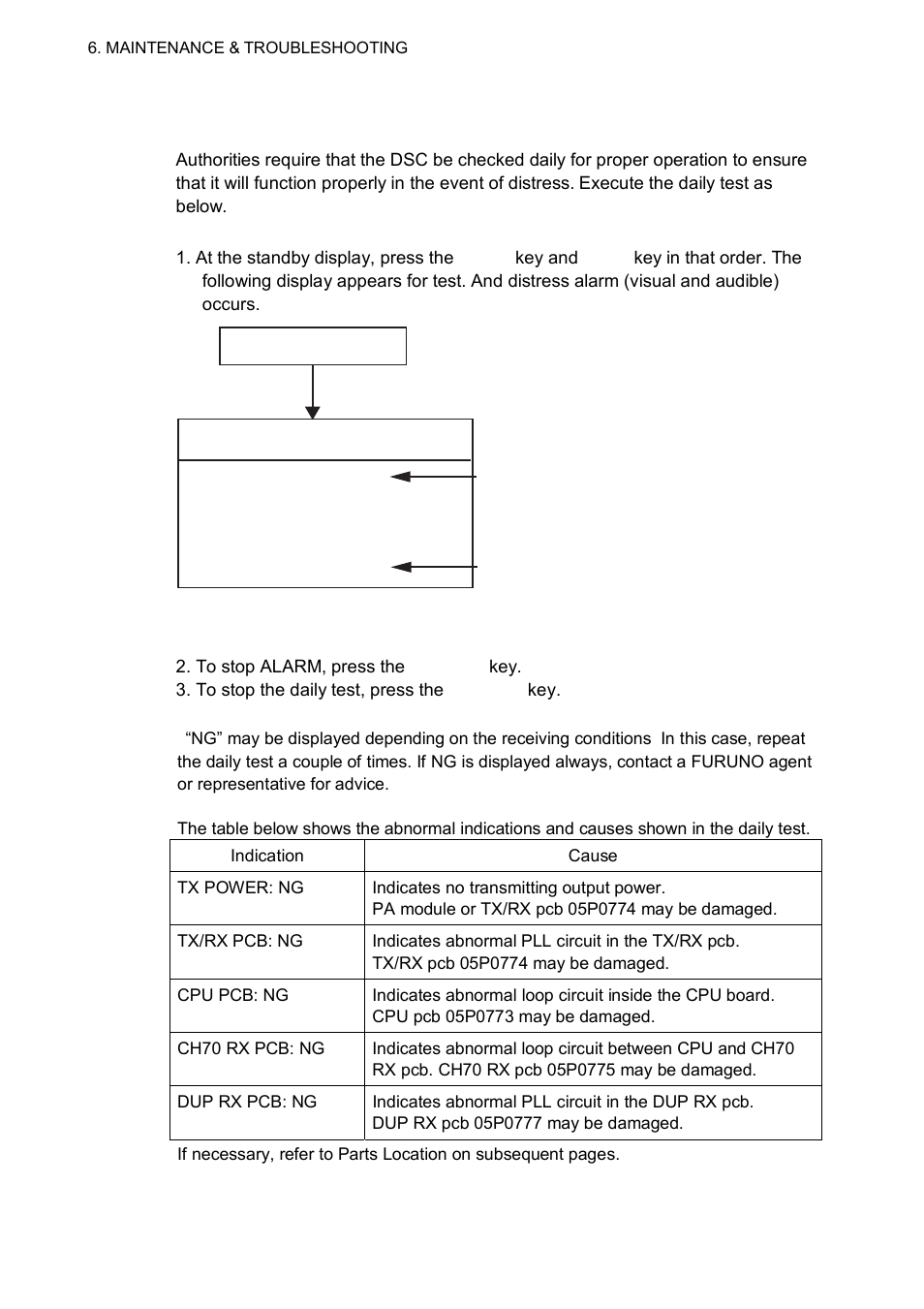 3 daily test | Furuno FM-8800D/8800S User Manual | Page 98 / 127