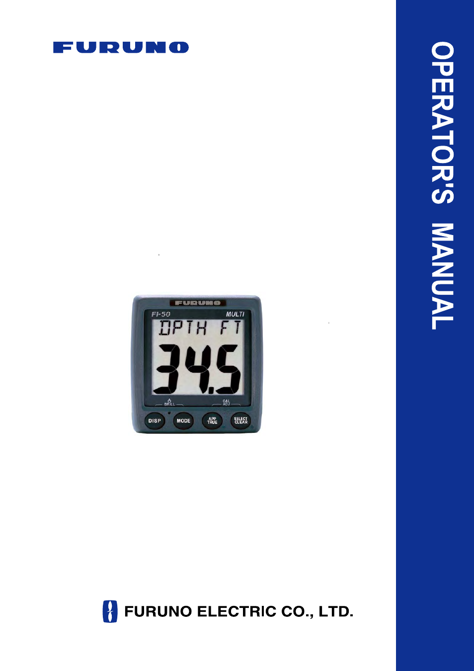 Furuno Multi Instrument FI-504 User Manual | 45 pages