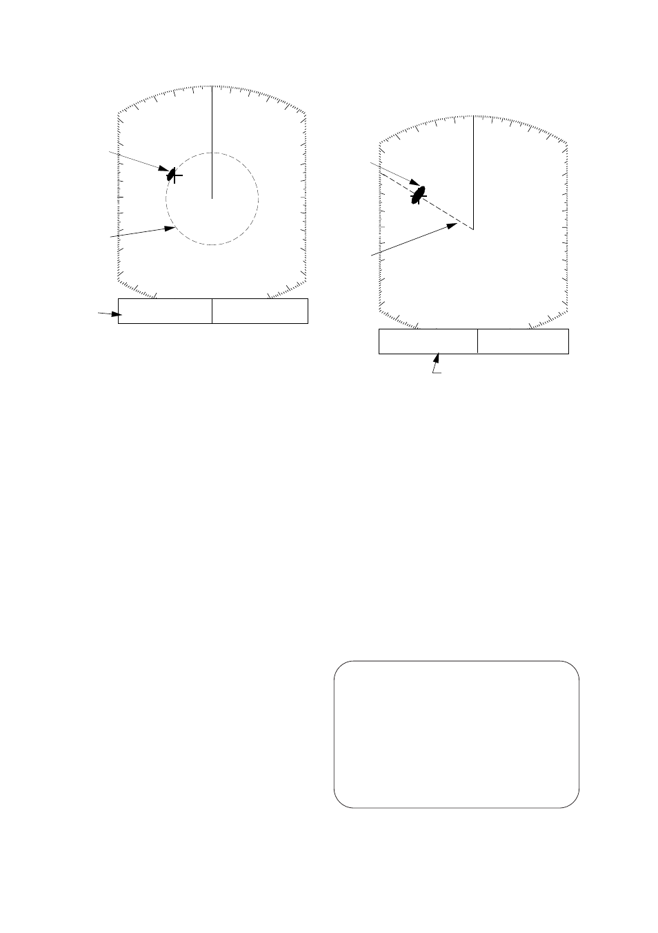 10 measuring the bearing, Figure 1-7 measuring range by the vrm, Tips for measuring the bearing | By cursor, By ebl | Furuno FMD-811 User Manual | Page 16 / 53