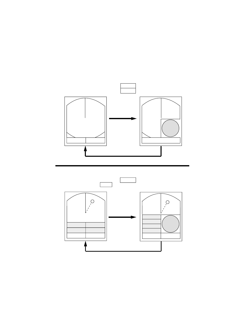 13 selecting the display mode, Figure 1-10 display modes, Window display nav display wide / zoom on / off | Wide / zoom on / off window display nav display | Furuno FMD-811 User Manual | Page 19 / 53