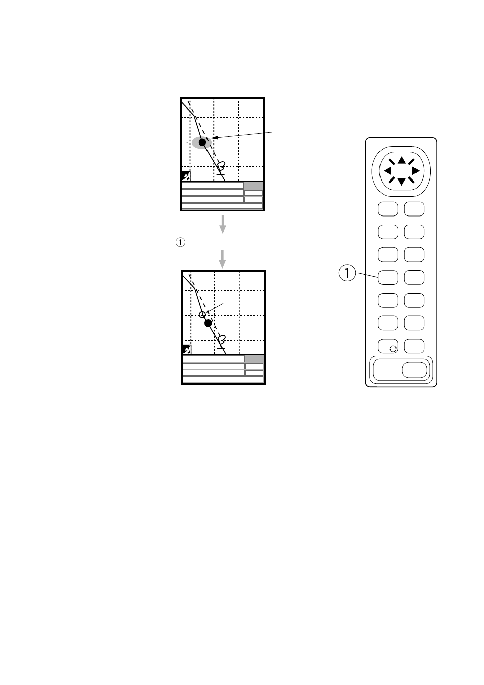 Entering marks, 1press the mark key, Fish caught here | Furuno GP-1610C User Manual | Page 12 / 16