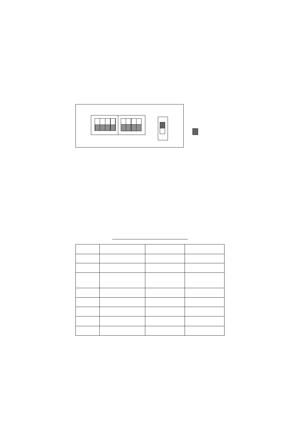 Settings, 1 switch panel settings, 1 data rate | 2 dip switches | Furuno IB-681 User Manual | Page 13 / 48