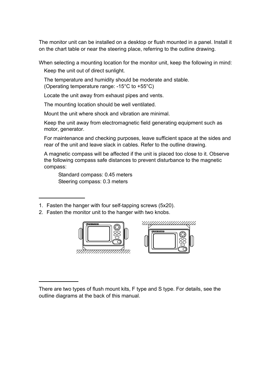 2 monitor unit | Furuno FA-150 User Manual | Page 14 / 54