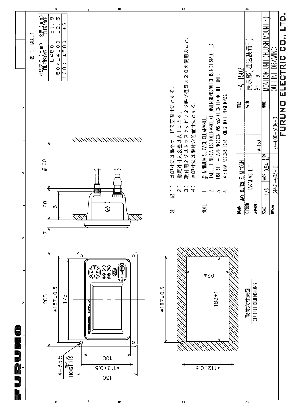 Furuno FA-150 User Manual | Page 42 / 54