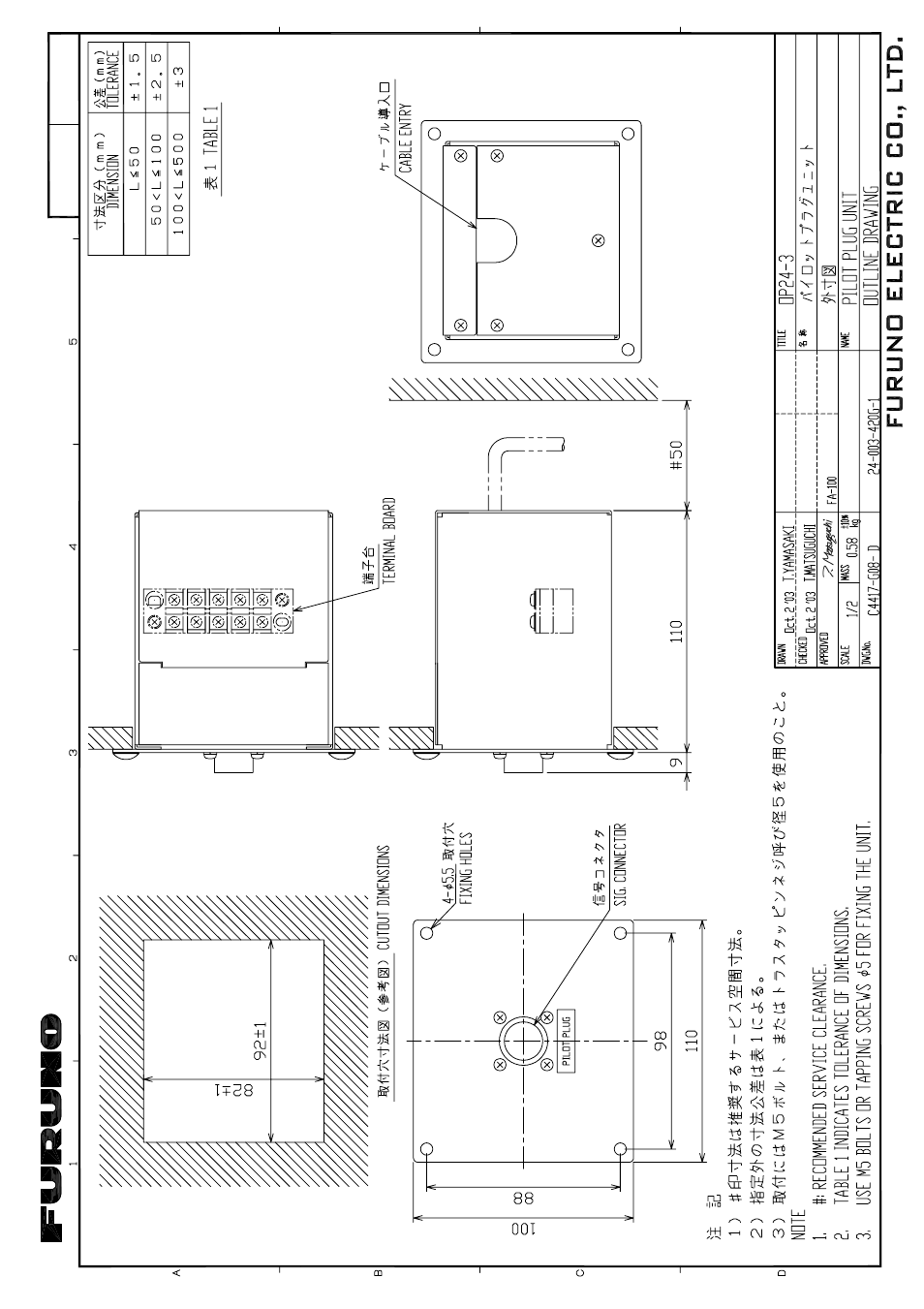 Furuno FA-150 User Manual | Page 52 / 54