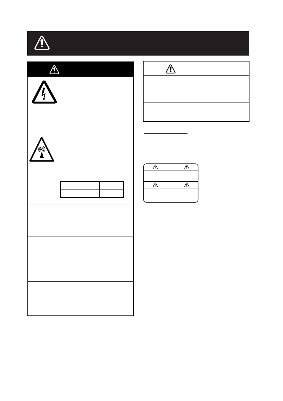 Safety instructions, Warning, Caution | Furuno FELCOM 16 User Manual | Page 4 / 187