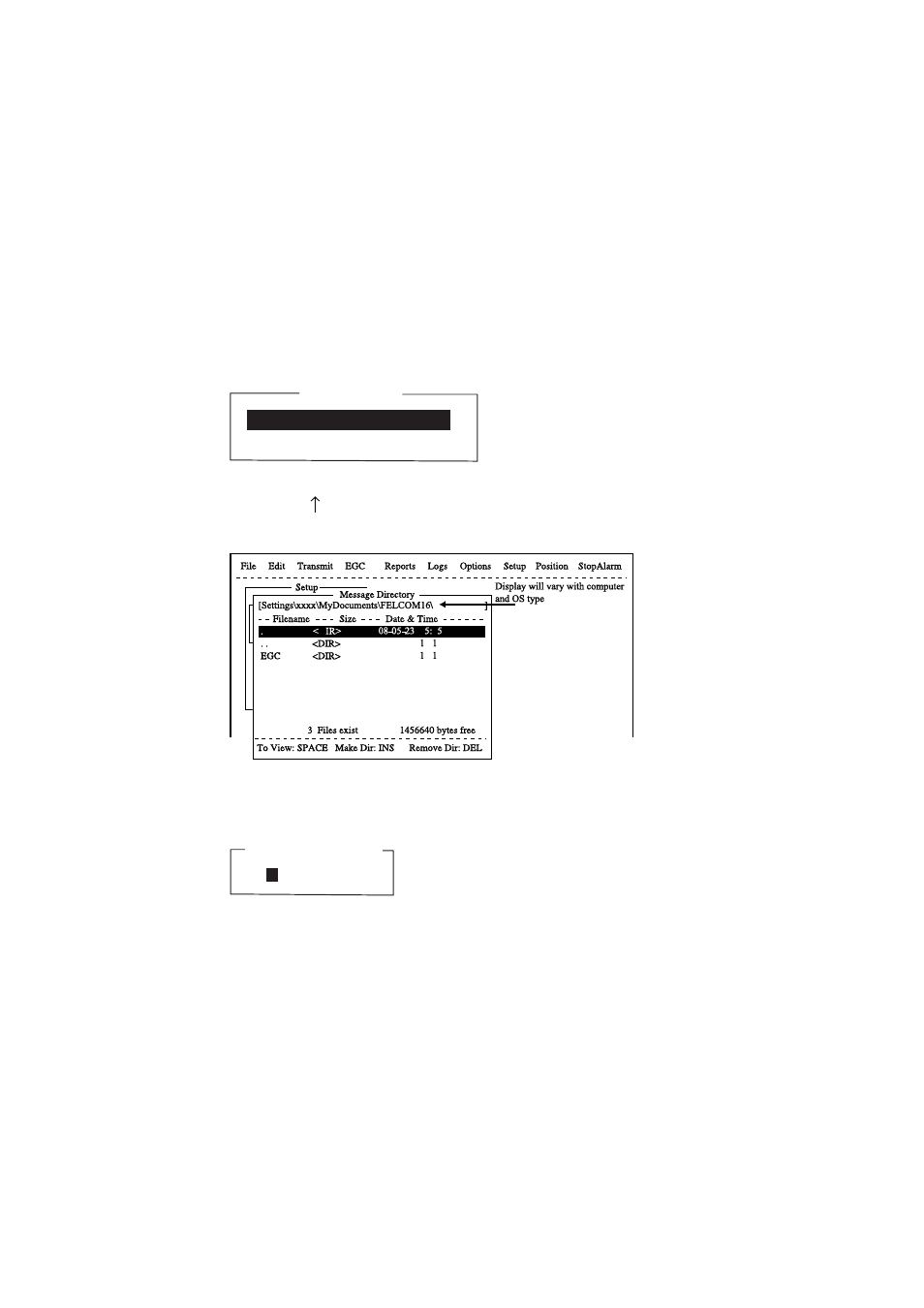 9 creating a directory | Furuno FELCOM 16 User Manual | Page 65 / 187