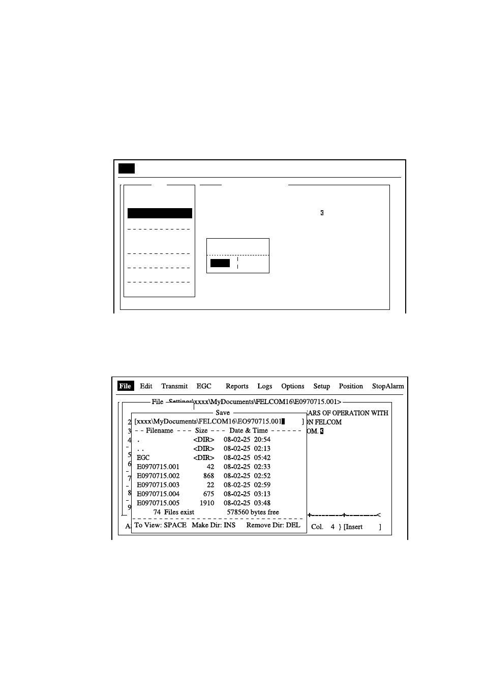 5 saving a file under a new name | Furuno FELCOM 16 User Manual | Page 88 / 187