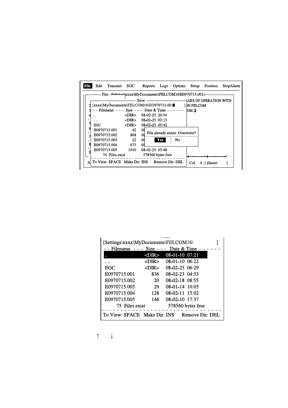 6 printing files | Furuno FELCOM 16 User Manual | Page 89 / 187